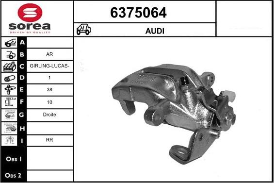 STARTCAR 6375064 - Тормозной суппорт unicars.by