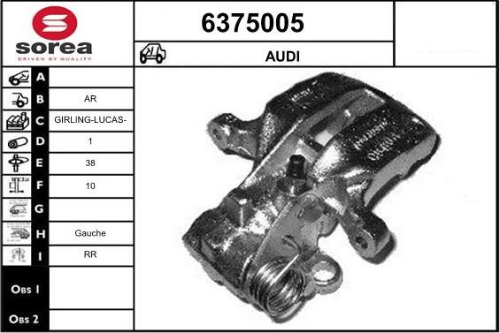 STARTCAR 6375005 - Тормозной суппорт unicars.by