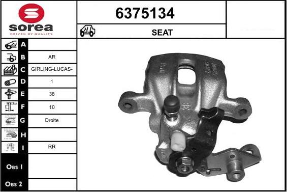 STARTCAR 6375134 - Тормозной суппорт unicars.by