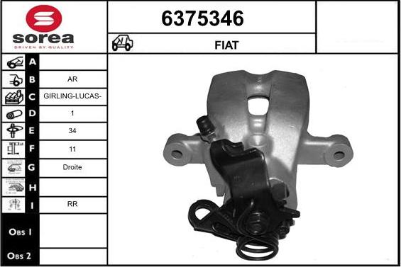 STARTCAR 6375346 - Тормозной суппорт unicars.by