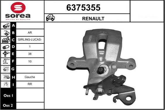 STARTCAR 6375355 - Тормозной суппорт unicars.by