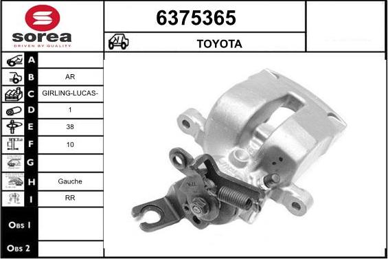 STARTCAR 6375365 - Тормозной суппорт unicars.by