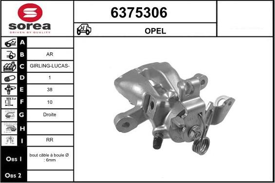 STARTCAR 6375306 - Тормозной суппорт unicars.by