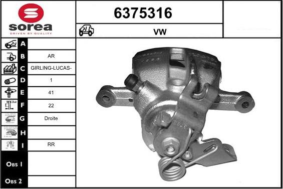 STARTCAR 6375316 - Тормозной суппорт unicars.by