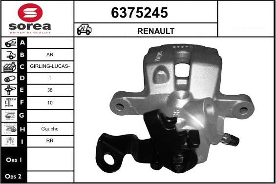 STARTCAR 6375245 - Тормозной суппорт unicars.by