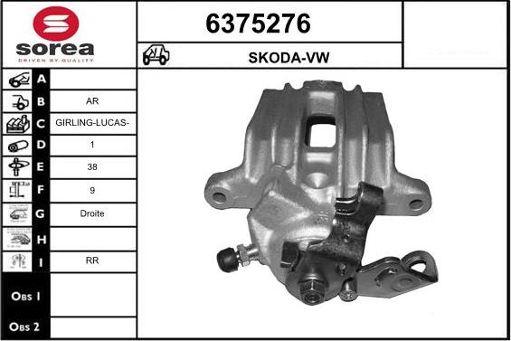 STARTCAR 6375276 - Тормозной суппорт unicars.by