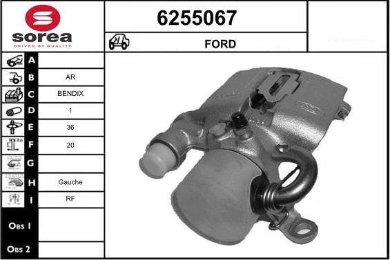 STARTCAR 6255067 - Тормозной суппорт unicars.by