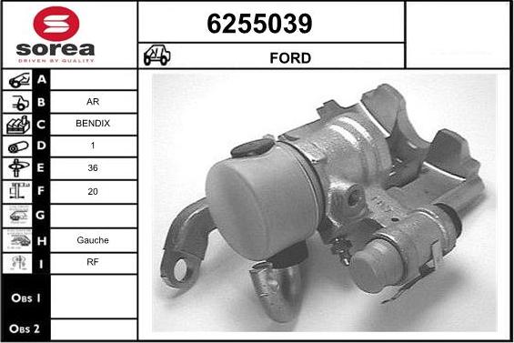 STARTCAR 6255039 - Тормозной суппорт unicars.by