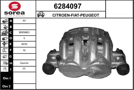 STARTCAR 6284097 - Тормозной суппорт unicars.by