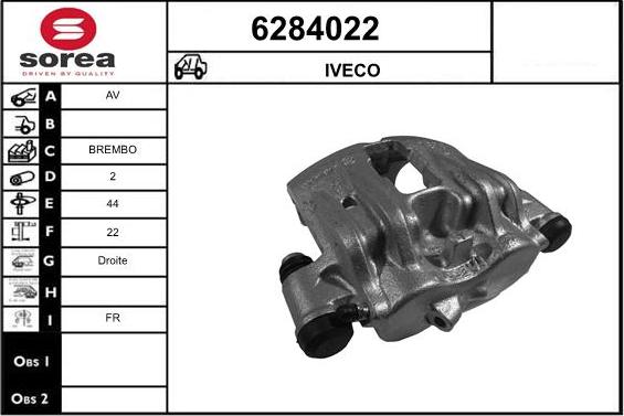 STARTCAR 6284022 - Тормозной суппорт unicars.by