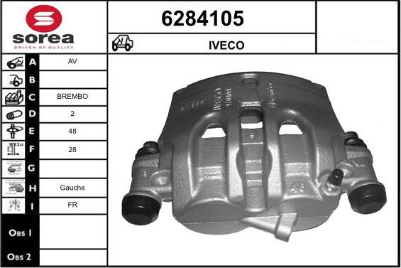 STARTCAR 6284105 - Тормозной суппорт unicars.by