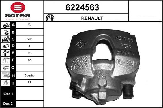 STARTCAR 6224563 - Тормозной суппорт unicars.by