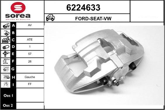 STARTCAR 6224633 - Тормозной суппорт unicars.by