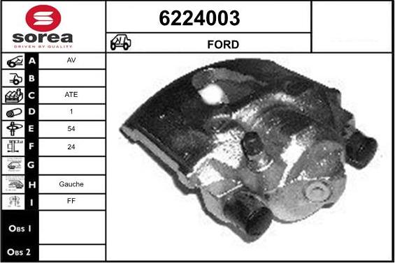 STARTCAR 6224003 - Тормозной суппорт unicars.by