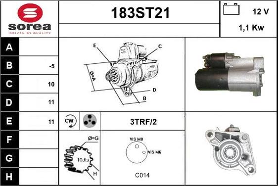 STARTCAR 183ST21 - Стартер unicars.by