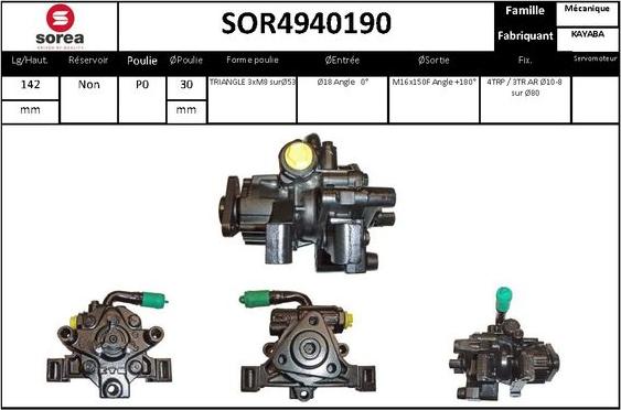 STARTCAR SOR4940190 - Гидравлический насос, рулевое управление, ГУР unicars.by