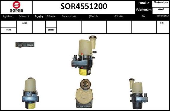 STARTCAR SOR4551200 - Гидравлический насос, рулевое управление, ГУР unicars.by