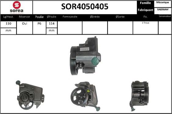 STARTCAR SOR4050405 - Гидравлический насос, рулевое управление, ГУР unicars.by