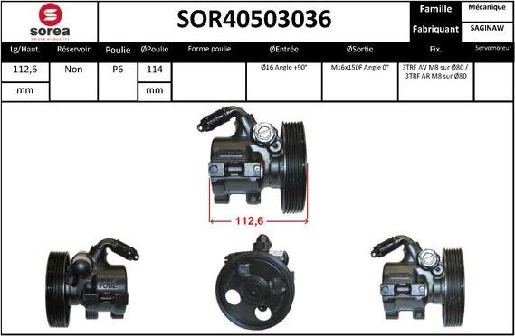 STARTCAR SOR40503036 - Гидравлический насос, рулевое управление, ГУР unicars.by