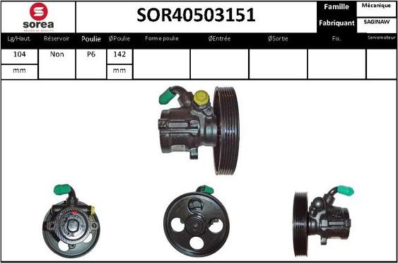 STARTCAR SOR40503151 - Гидравлический насос, рулевое управление, ГУР unicars.by