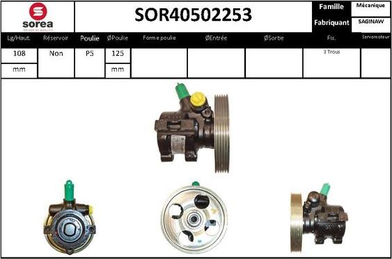 STARTCAR SOR40502253 - Гидравлический насос, рулевое управление, ГУР unicars.by