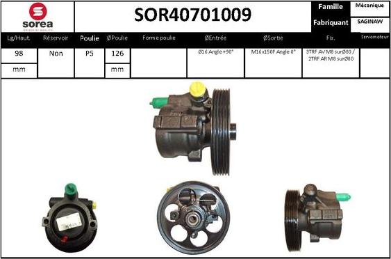 STARTCAR SOR40701009 - Гидравлический насос, рулевое управление, ГУР unicars.by