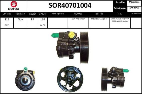 STARTCAR SOR40701004 - Гидравлический насос, рулевое управление, ГУР unicars.by