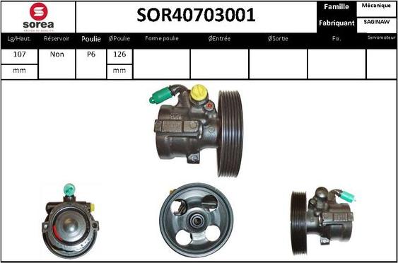 STARTCAR SOR40703001 - Гидравлический насос, рулевое управление, ГУР unicars.by