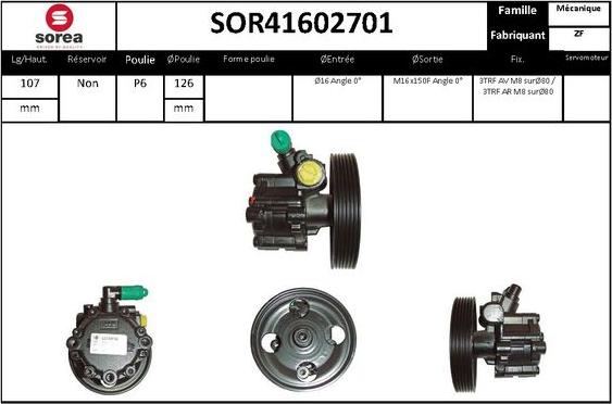 STARTCAR SOR41602701 - Гидравлический насос, рулевое управление, ГУР unicars.by