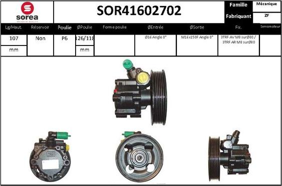 STARTCAR SOR41602702 - Гидравлический насос, рулевое управление, ГУР unicars.by