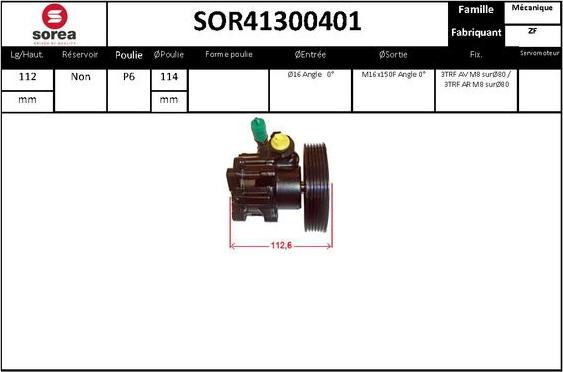 STARTCAR SOR41300401 - Гидравлический насос, рулевое управление, ГУР unicars.by