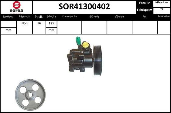 STARTCAR SOR41300402 - Гидравлический насос, рулевое управление, ГУР unicars.by