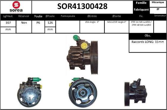 STARTCAR SOR41300428 - Гидравлический насос, рулевое управление, ГУР unicars.by