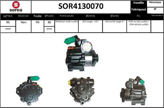 STARTCAR SOR4130070 - Гидравлический насос, рулевое управление, ГУР unicars.by