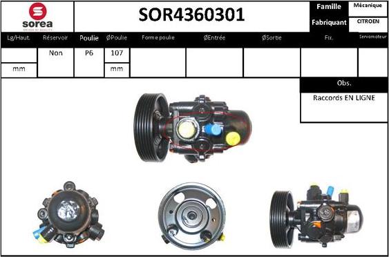 STARTCAR SOR4360301 - Гидравлический насос, рулевое управление, ГУР unicars.by