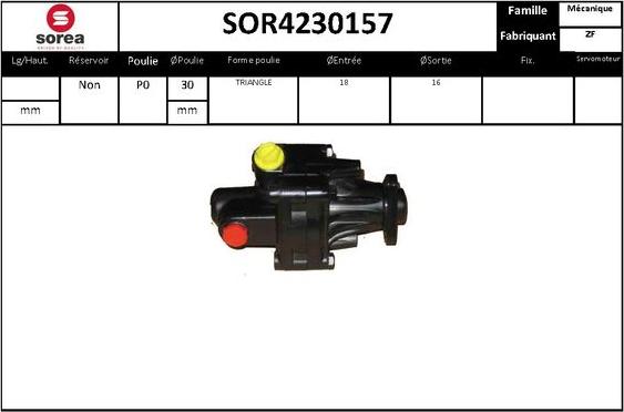 STARTCAR SOR4230157 - Гидравлический насос, рулевое управление, ГУР unicars.by