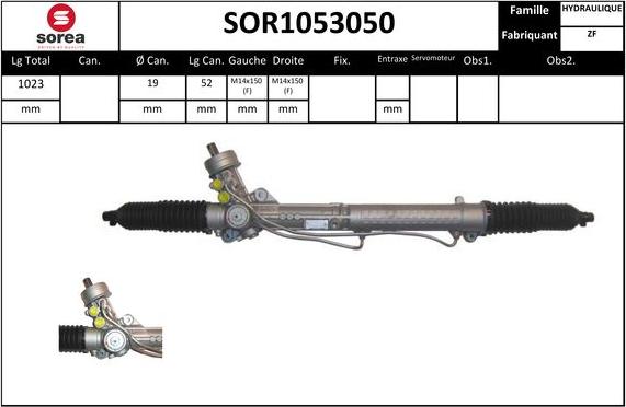 STARTCAR SOR1053050 - Рулевой механизм, рейка unicars.by