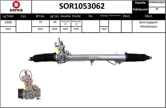 STARTCAR SOR1053062 - Рулевой механизм, рейка unicars.by