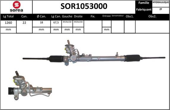 STARTCAR SOR1053000 - Рулевой механизм, рейка unicars.by