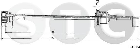 STC T483667 - Тросик спидометра unicars.by