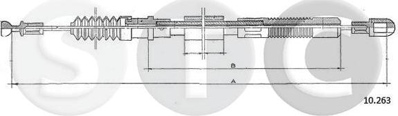 STC T482387 - Трос, управление сцеплением unicars.by