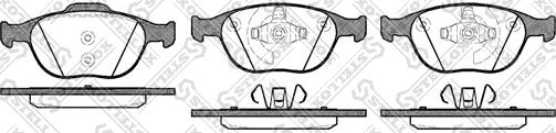 Stellox 995 000L-SX - Тормозные колодки, дисковые, комплект unicars.by