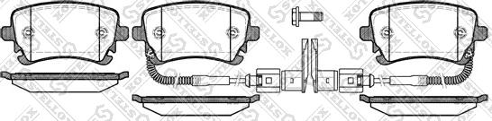 Stellox 908 002-SX - Тормозные колодки, дисковые, комплект unicars.by