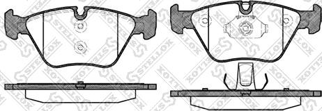 BENDIX 573161X - Тормозные колодки, дисковые, комплект unicars.by