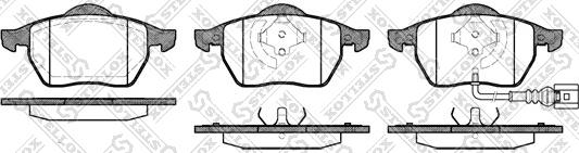 Stellox 401 041-SX - Тормозные колодки, дисковые, комплект unicars.by