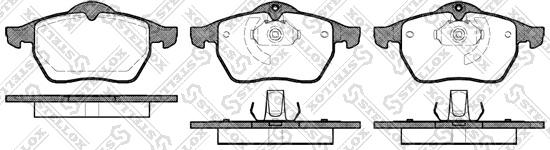 Stellox 401 010B-SX - Тормозные колодки, дисковые, комплект unicars.by