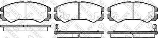 Stellox 436 002B-SX - Тормозные колодки, дисковые, комплект unicars.by