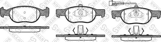 Stellox 599 011B-SX - Тормозные колодки, дисковые, комплект unicars.by