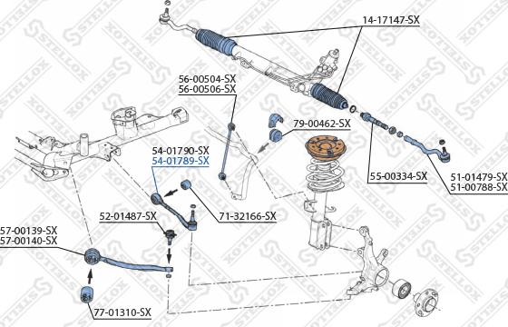 Stellox 54-01789-SX - Рычаг подвески колеса unicars.by