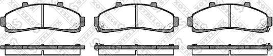 Stellox 582 002B-SX - Тормозные колодки, дисковые, комплект unicars.by